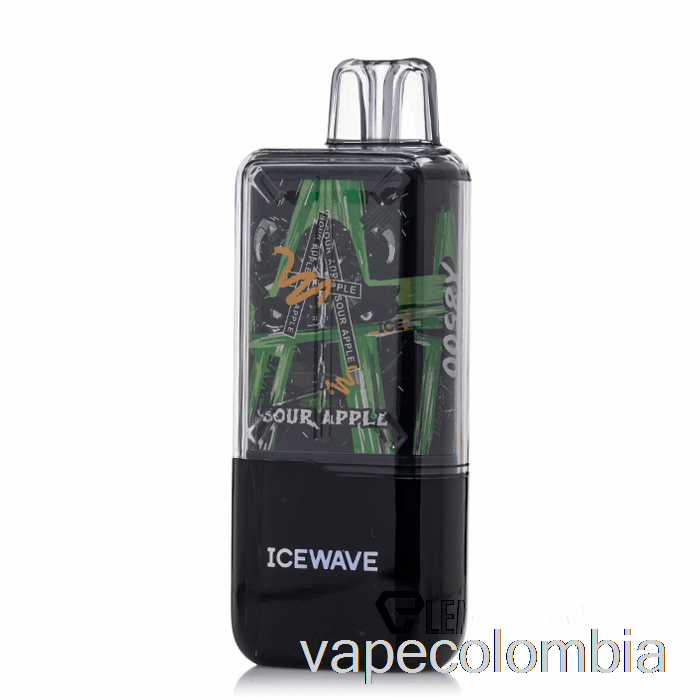 Vape Recargable Icewave X8500 Desechable Manzana Agria